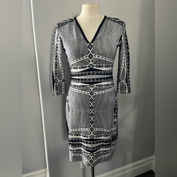 YOANA BARASCHI Maasai Dress Size small like new black and white - Picture 4 of 9